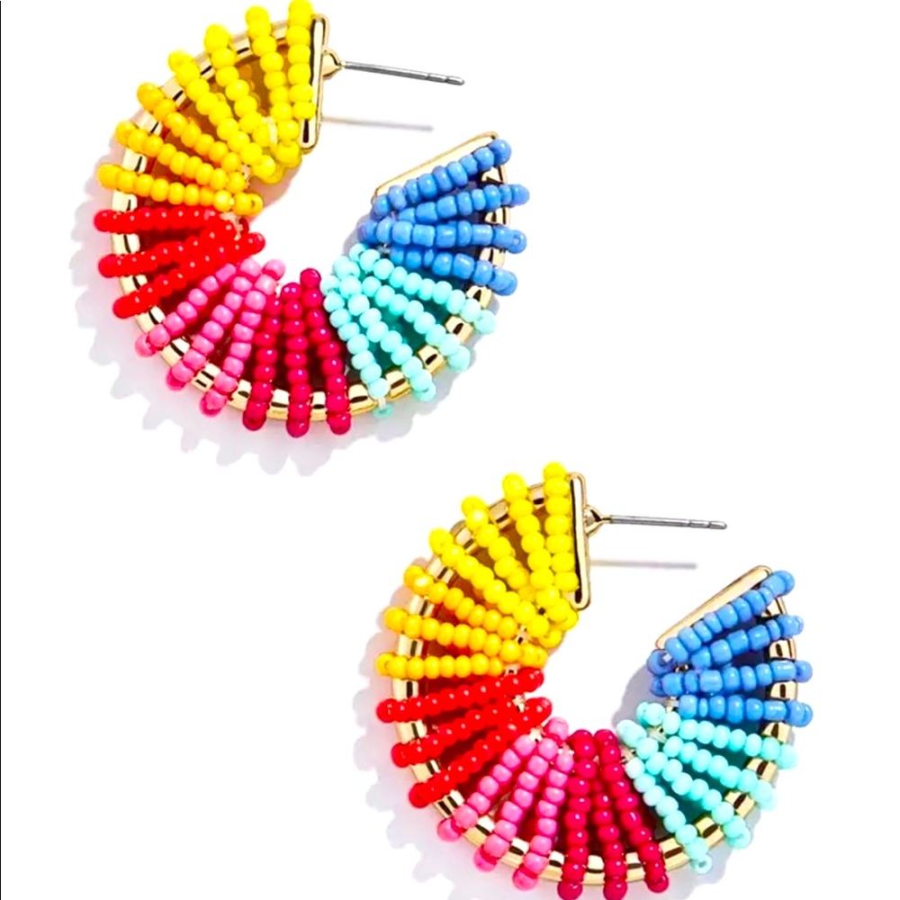 Color wheel earrings